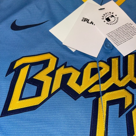 MLB Milwaukee Brewers- Brew Crew City Connect Jersey • Size Medium - Picture 4 of 10